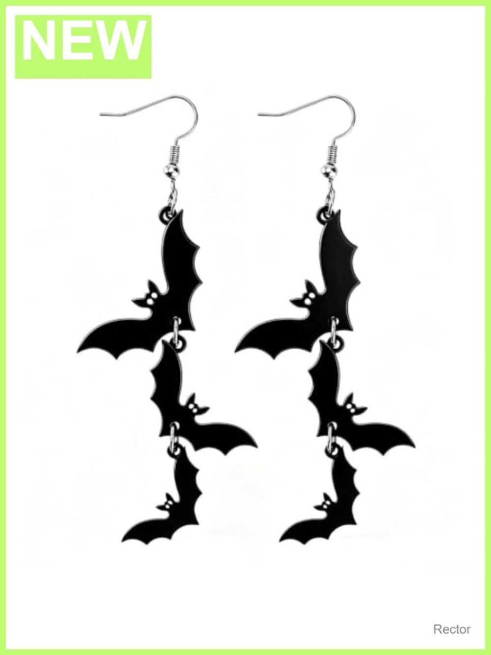 Halloween Dangle Earrings Gothic Skull Pumpkin Bat Knife Ghost Witch